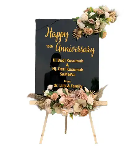 Papan Bunga Akrilik Mrandung